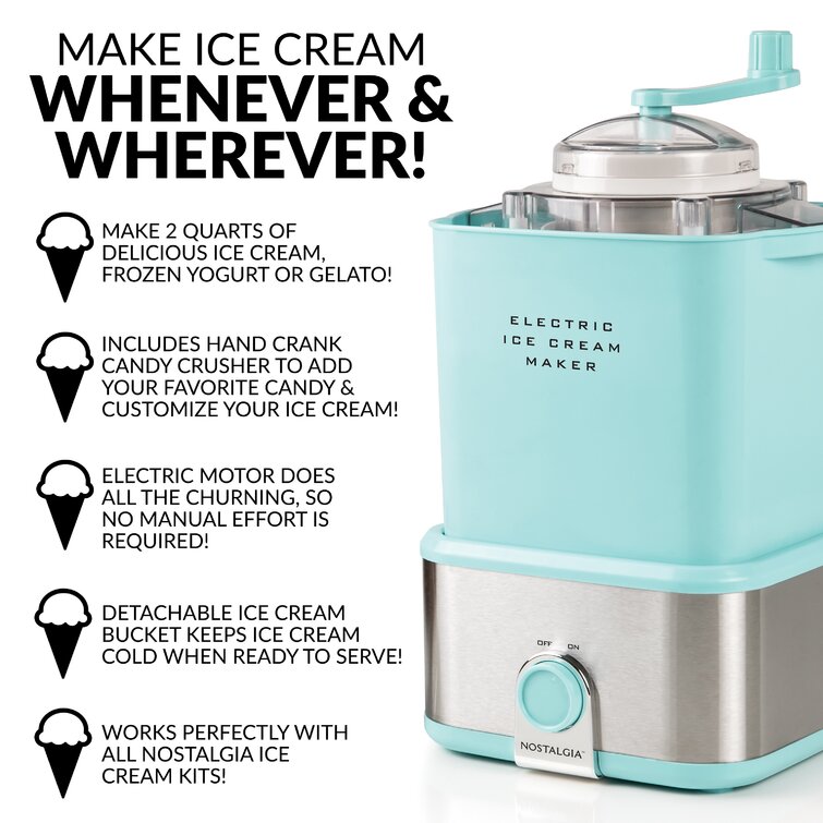 Nostalgia ice on sale cream maker